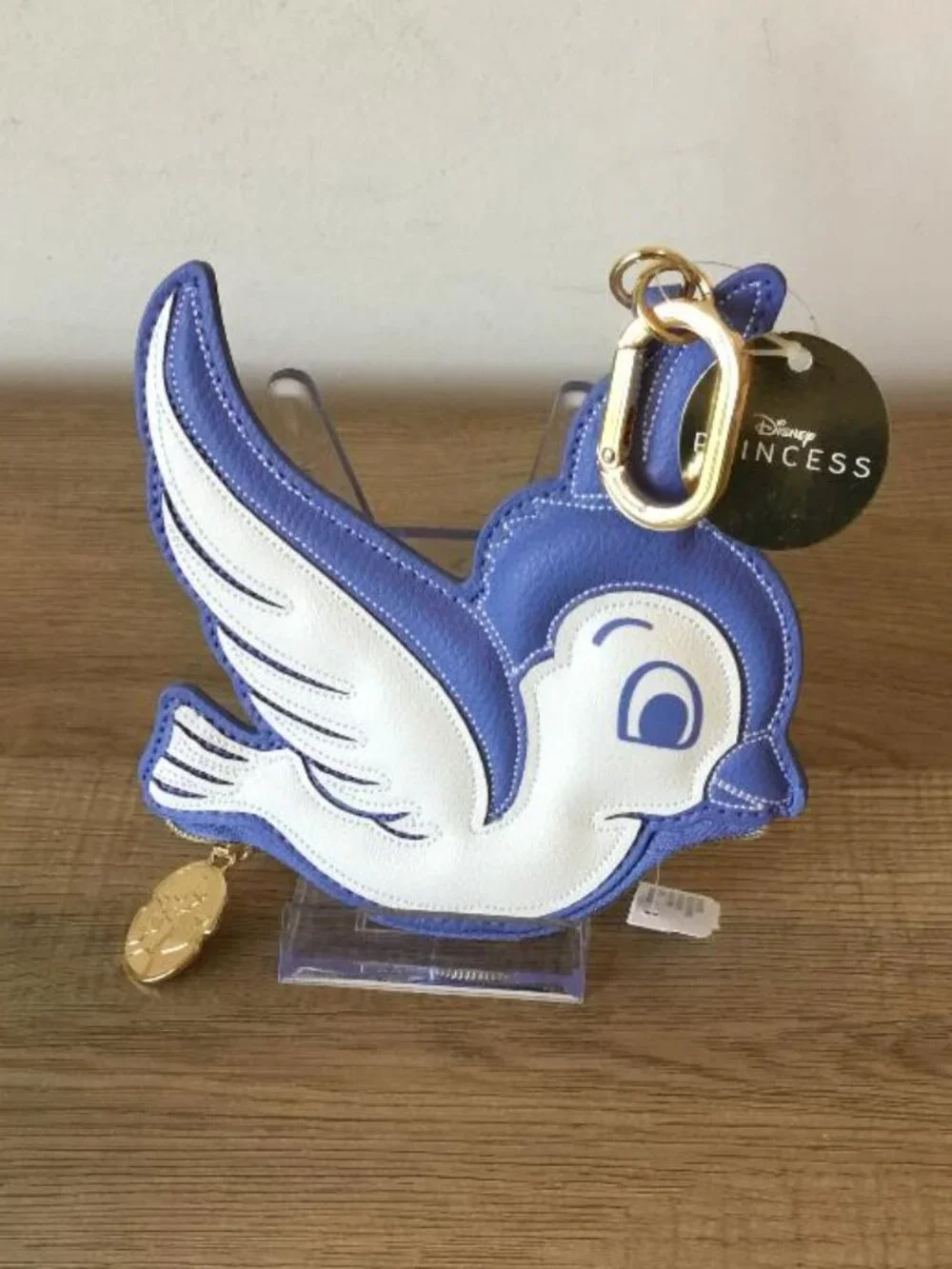 Bath and Body Works Disney Princess Coin Purse Bag Charm Key Ring with Gold Clip